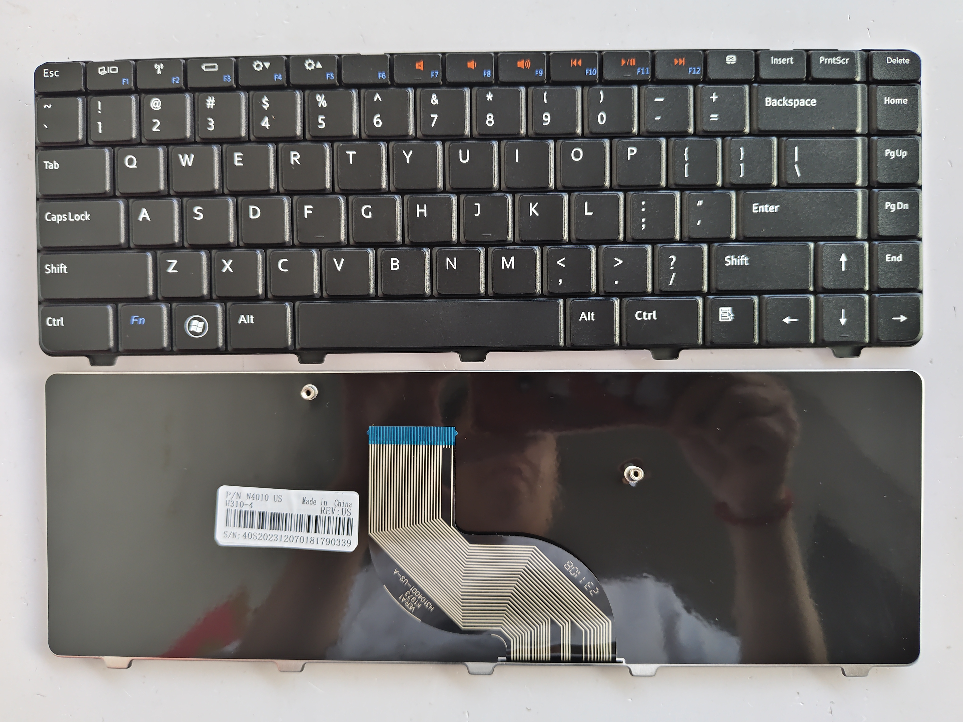 Picture of New Replacement Laptop Keyboard For DELL N4010 BLACK (OEM) US Layout